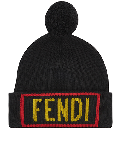 Fendi 'Yes' Bobble Hat, front view